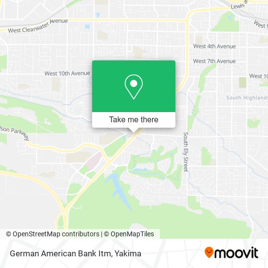 German American Bank Itm map