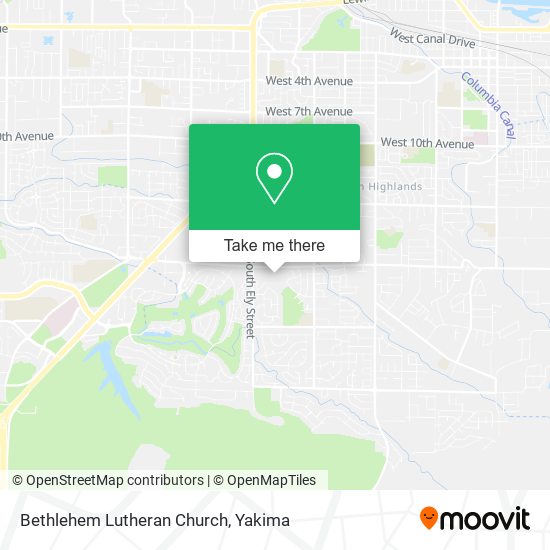 Mapa de Bethlehem Lutheran Church