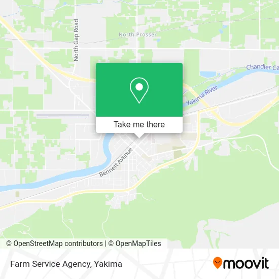 Farm Service Agency map