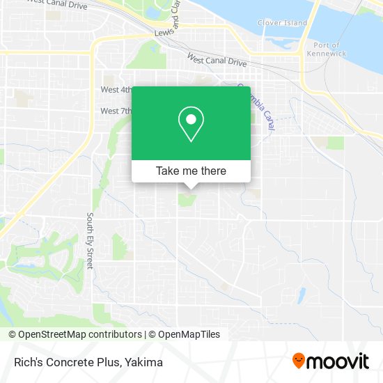 Rich's Concrete Plus map