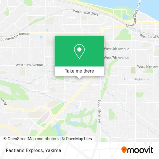 Fastlane Express map