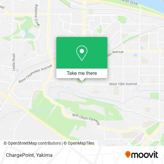 Mapa de ChargePoint