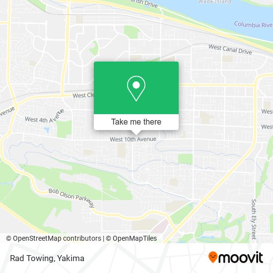 Rad Towing map