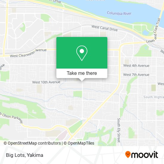 Mapa de Big Lots