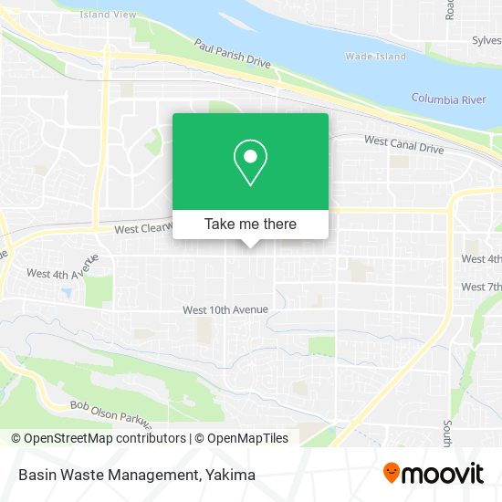 Mapa de Basin Waste Management