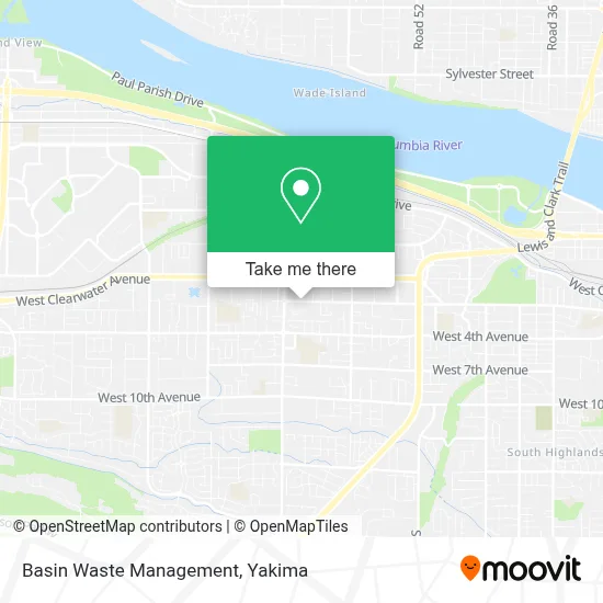 Basin Waste Management map