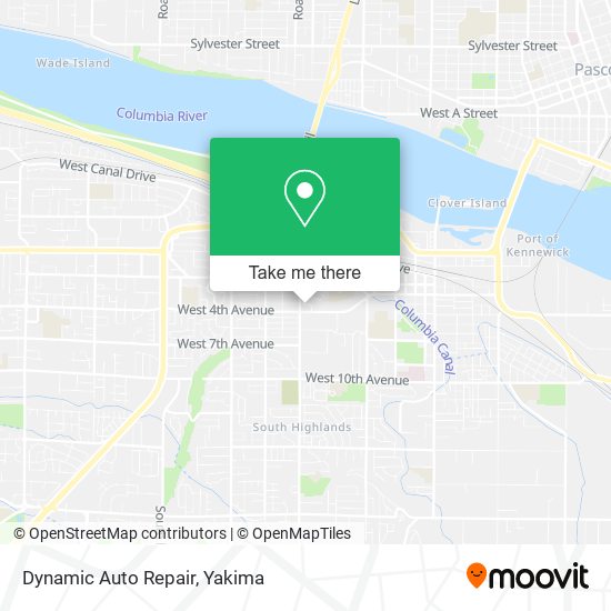 Mapa de Dynamic Auto Repair