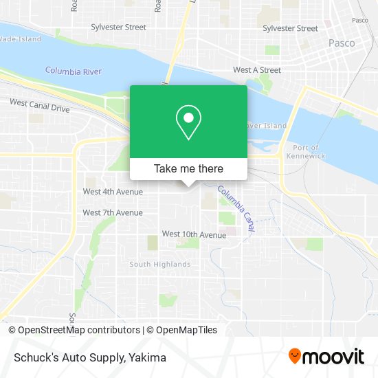 Schuck's Auto Supply map