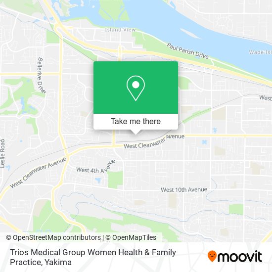 Trios Medical Group Women Health & Family Practice map