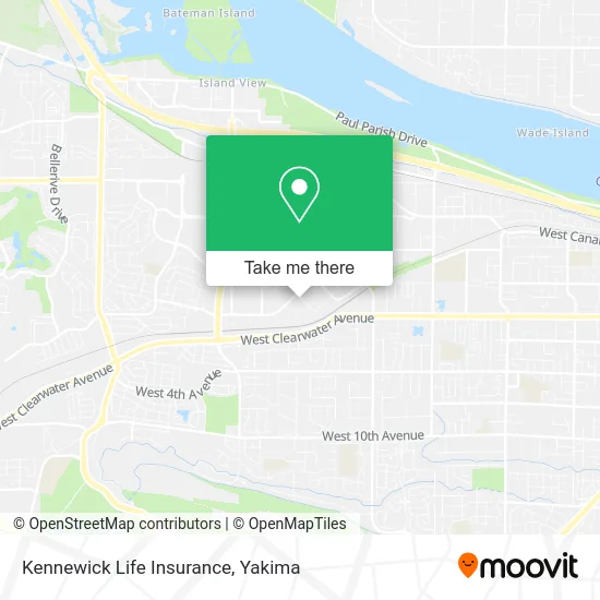 Kennewick Life Insurance map