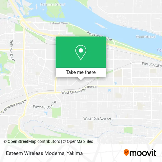 Mapa de Esteem Wireless Modems