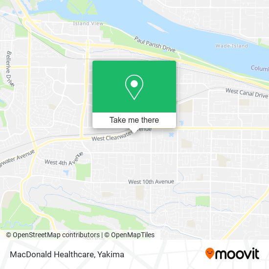 MacDonald Healthcare map