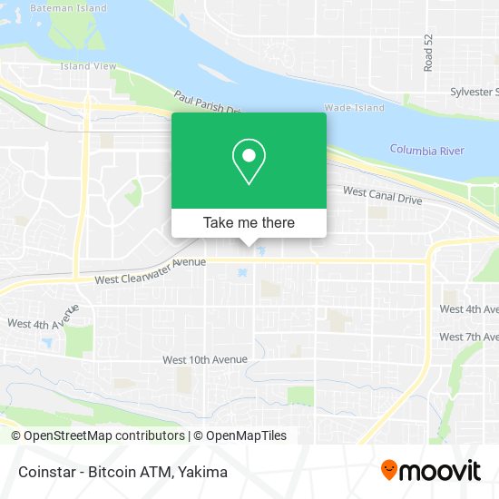Mapa de Coinstar - Bitcoin ATM