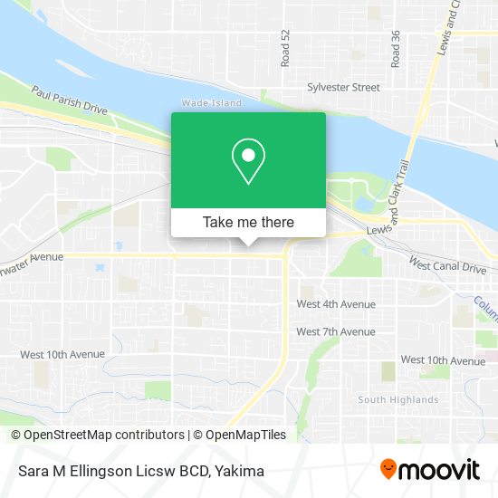 Sara M Ellingson Licsw BCD map