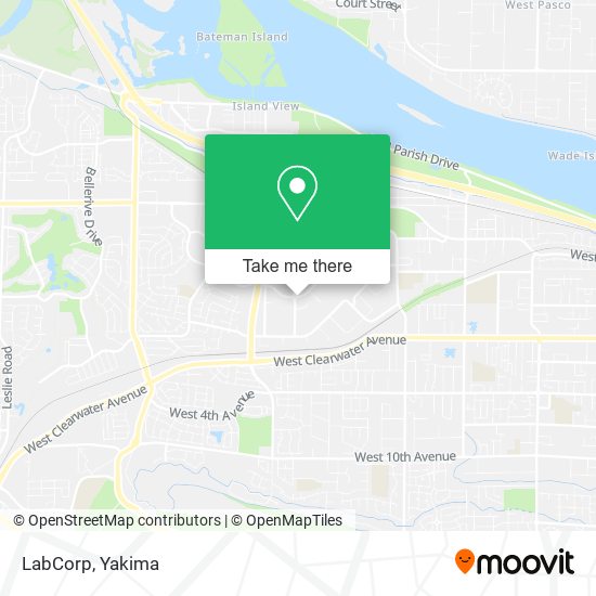 Mapa de LabCorp