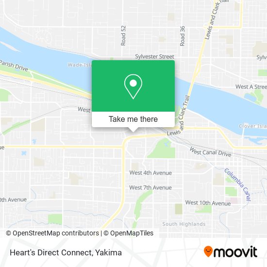 Heart's Direct Connect map