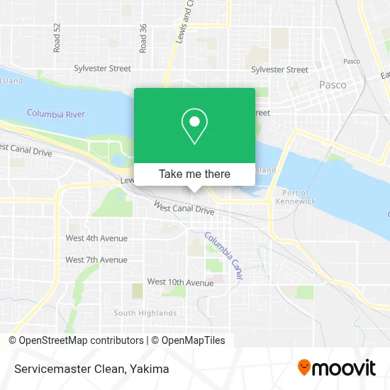 Servicemaster Clean map