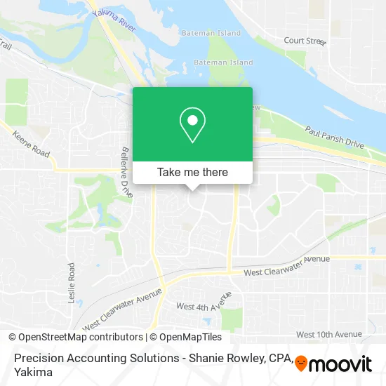 Mapa de Precision Accounting Solutions - Shanie Rowley, CPA