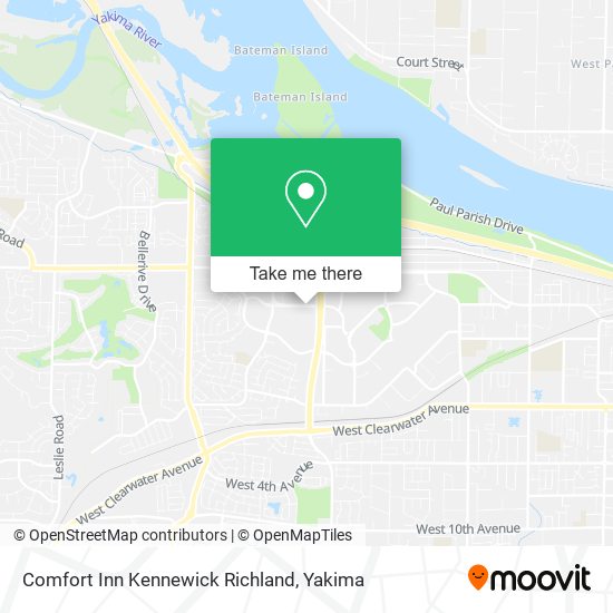 Mapa de Comfort Inn Kennewick Richland