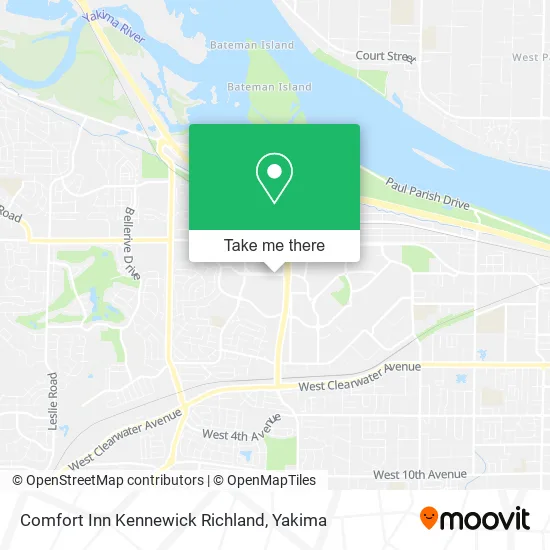 Mapa de Comfort Inn Kennewick Richland