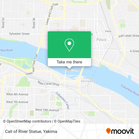 Call of River Statue map