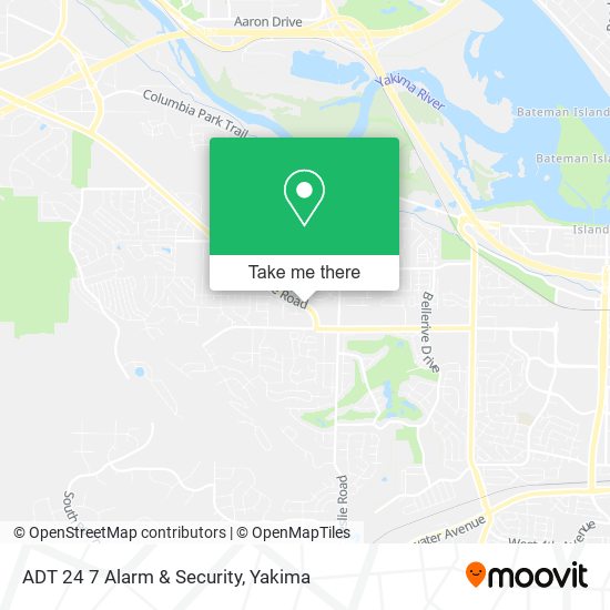 Mapa de ADT 24 7 Alarm & Security