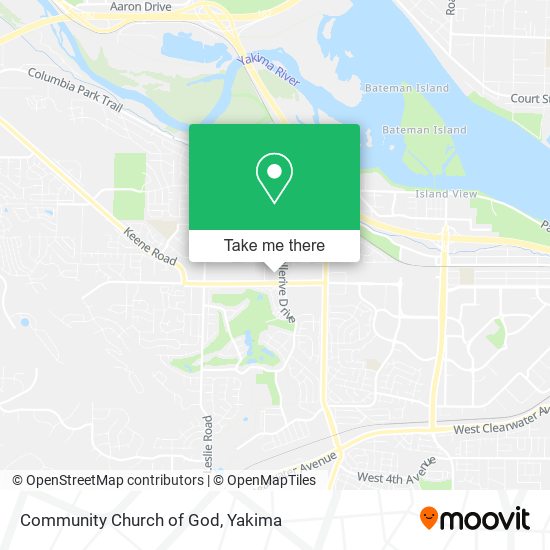 Mapa de Community Church of God