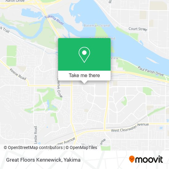 Great Floors Kennewick map