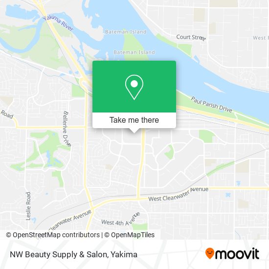 NW Beauty Supply & Salon map