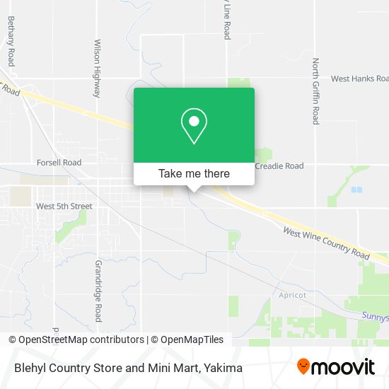Mapa de Blehyl Country Store and Mini Mart