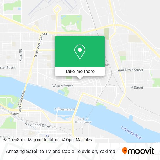Mapa de Amazing Satellite TV and Cable Television