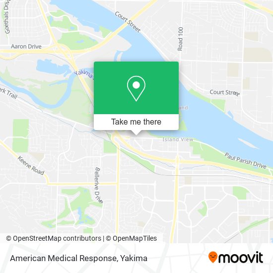 Mapa de American Medical Response