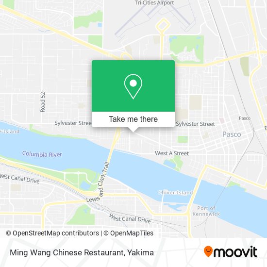 Mapa de Ming Wang Chinese Restaurant