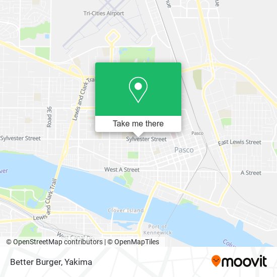 Mapa de Better Burger