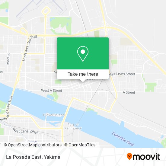 Mapa de La Posada East