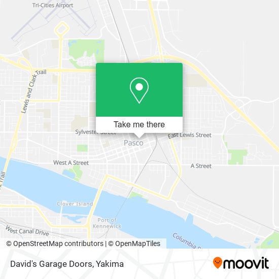 Mapa de David's Garage Doors