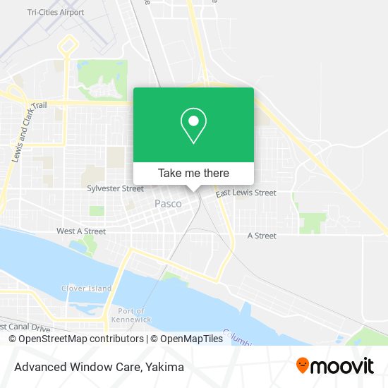 Mapa de Advanced Window Care