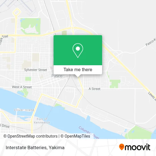 Interstate Batteries map