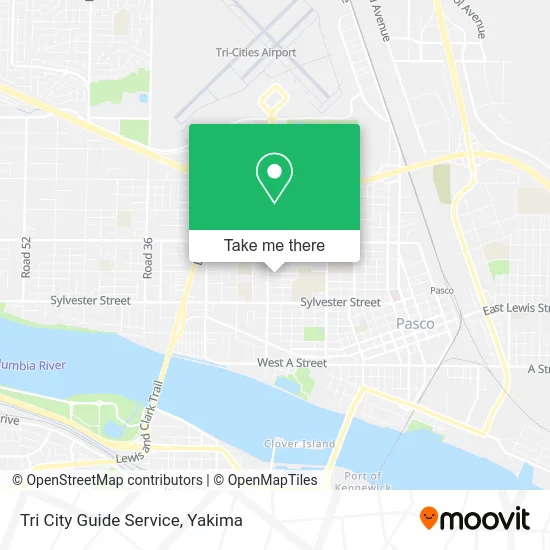 Tri City Guide Service map