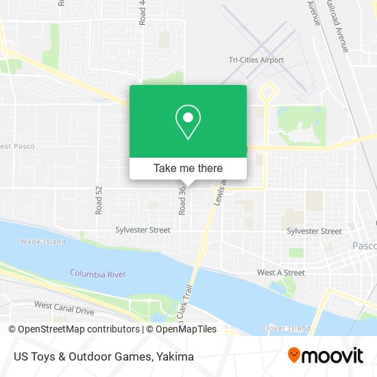 Mapa de US Toys & Outdoor Games