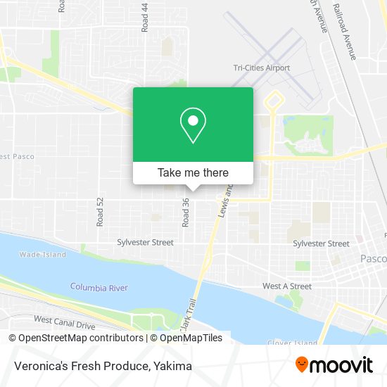 Veronica's Fresh Produce map