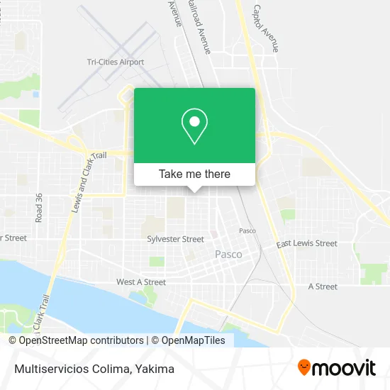 Multiservicios Colima map