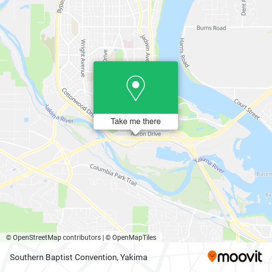 Southern Baptist Convention map