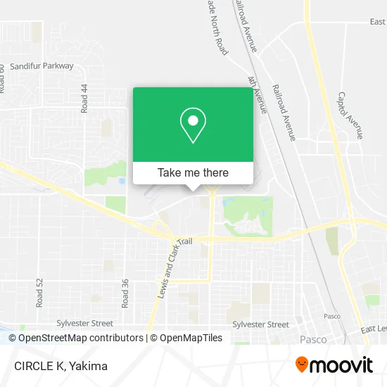 CIRCLE K map
