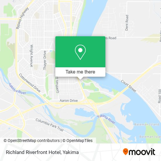 Richland Riverfront Hotel map