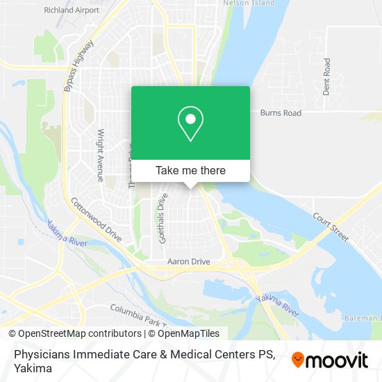 Physicians Immediate Care & Medical Centers PS map
