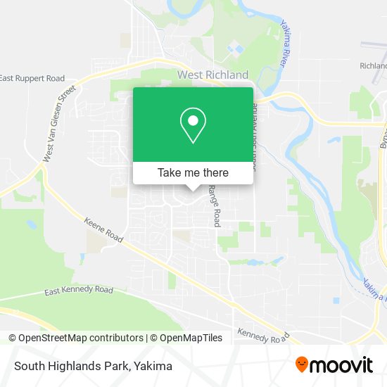 South Highlands Park map