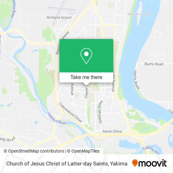 Mapa de Church of Jesus Christ of Latter-day Saints