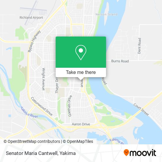 Mapa de Senator Maria Cantwell