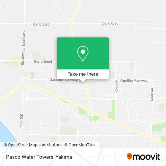 Pasco Water Towers map